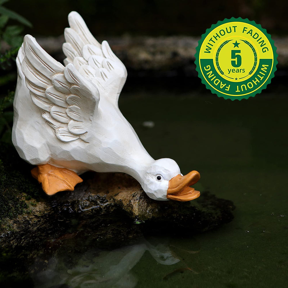 LEGIFO Duck Statues in garden setting