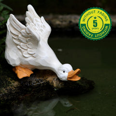 LEGIFO Duck Statues in garden setting