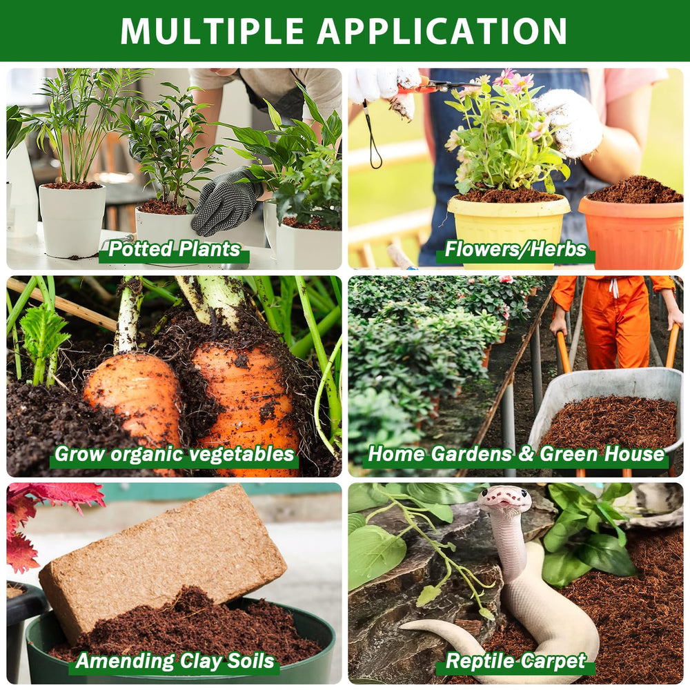 Legigo Coco Coir Bricks with packaging details