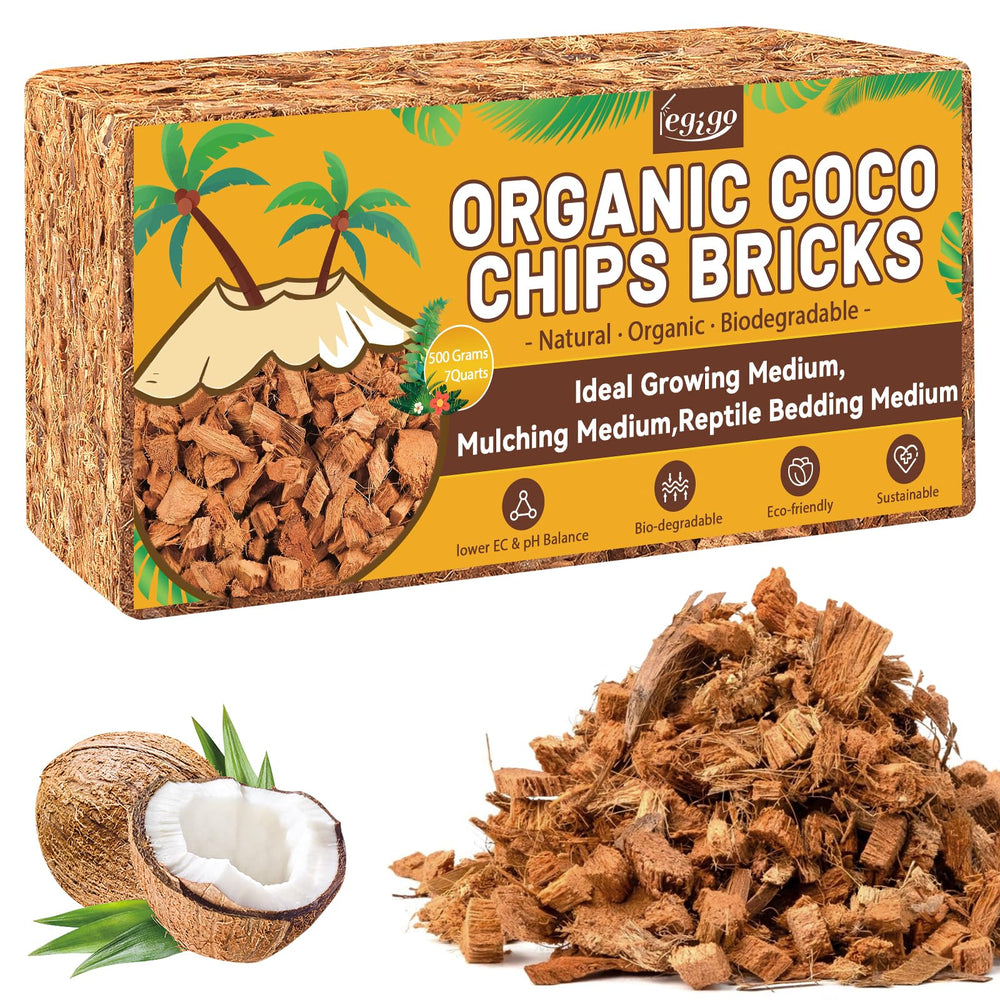 Legigo Coco Coir Chips brick front view, 1 pack