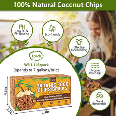 Legigo Coco Coir Chips brick side view