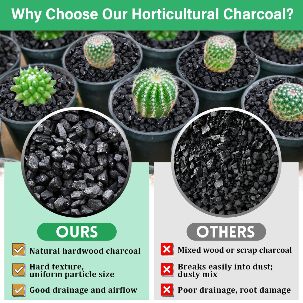 Legigo horticultural charcoal 6 QT with plants