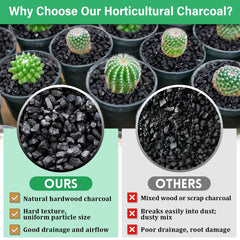 Legigo horticultural charcoal 6 QT with plants