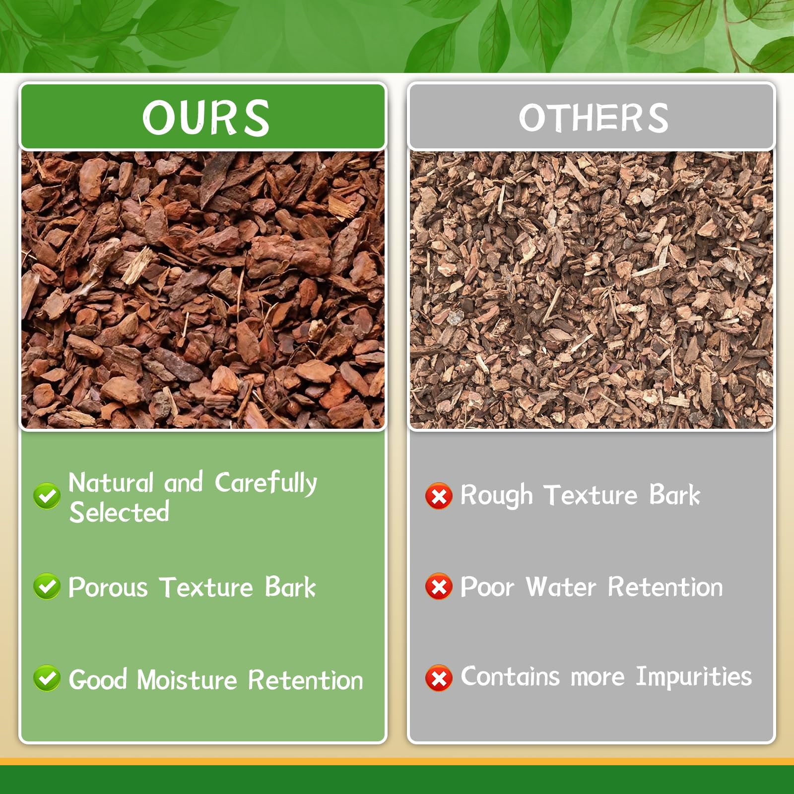 Legigo Orchid Bark in a gardening setup