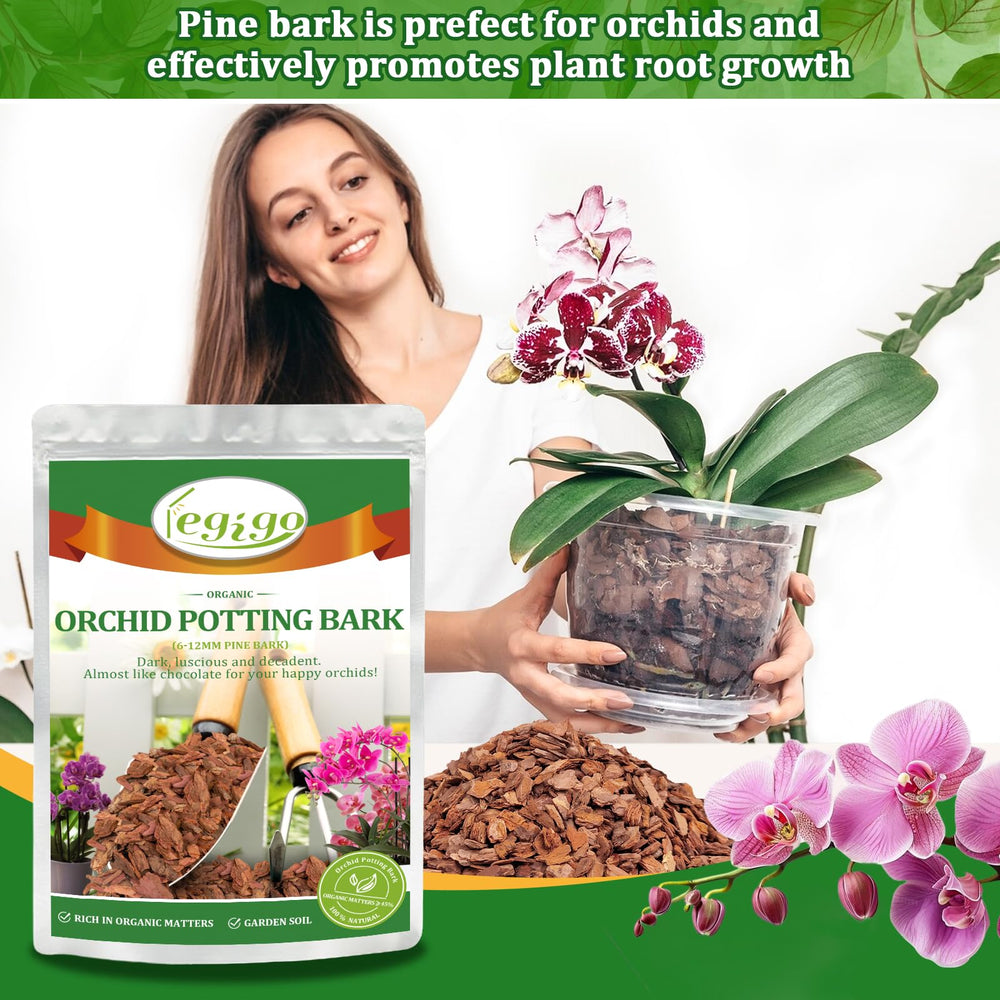 Legigo Orchid Bark with various orchids