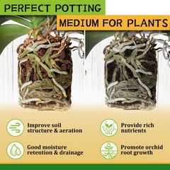 Legigo Organic Orchid Bark in use for potted plants