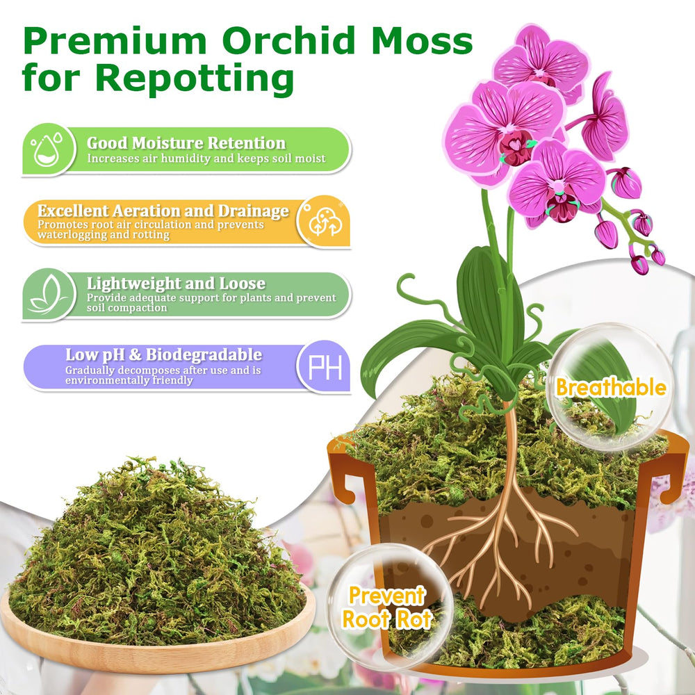Legigo sphagnum moss being used around plant roots