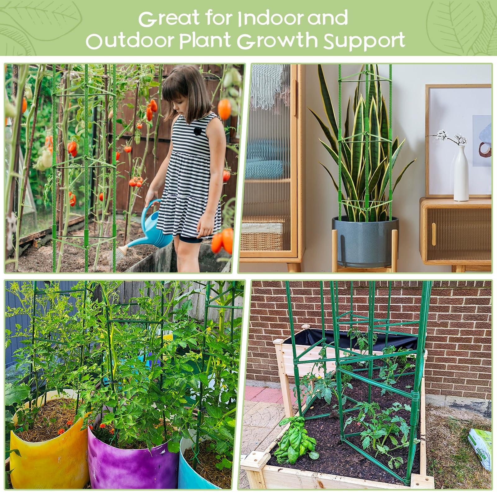 Legigo tomato cage in outdoor garden setting