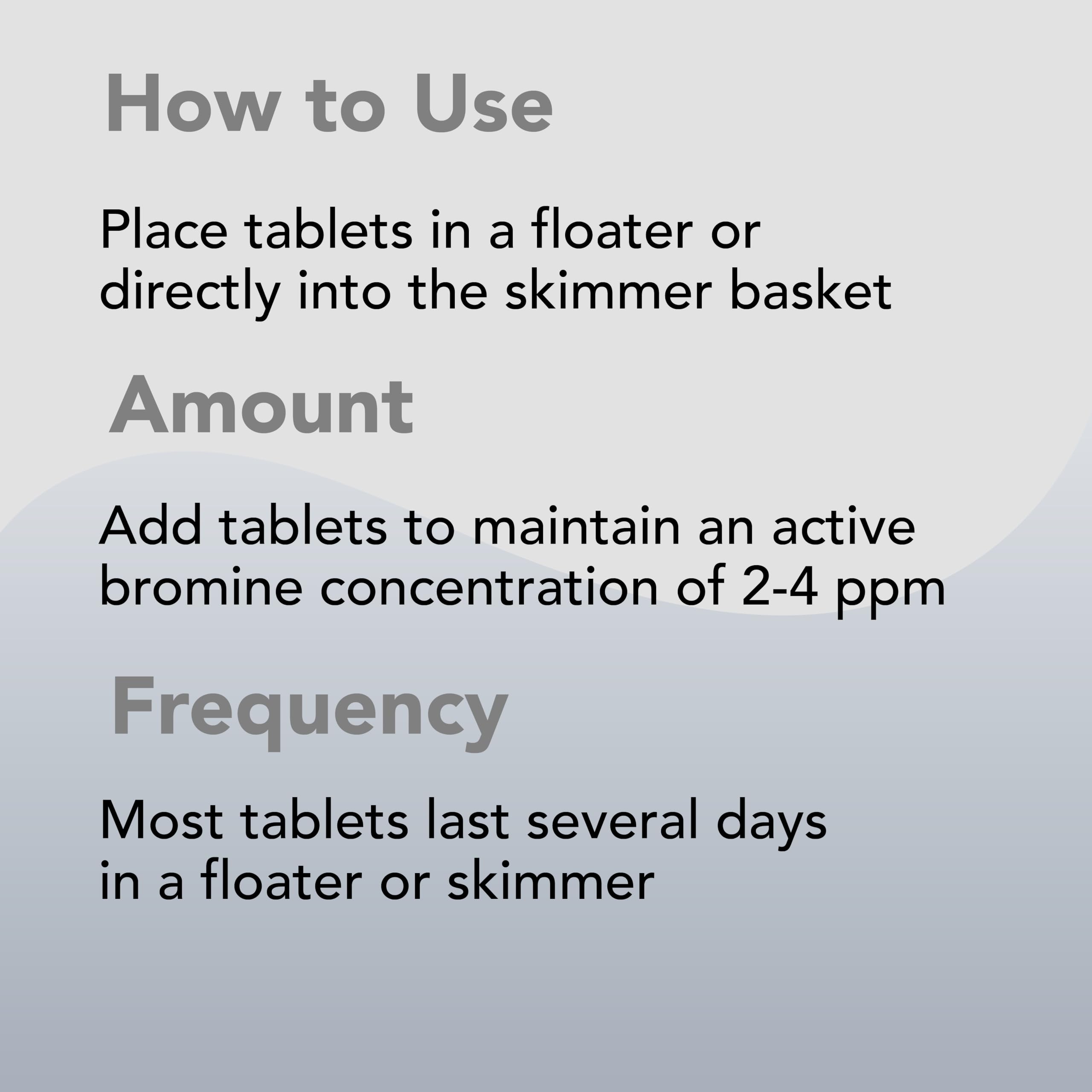 LEISURE TIME Bromine Tablets 2.2 lbs inside spa floaters