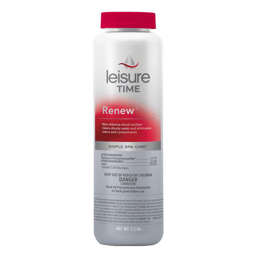 LEISURE TIME RENU2 Non-Chlorine Shock 2.2 lbs front view