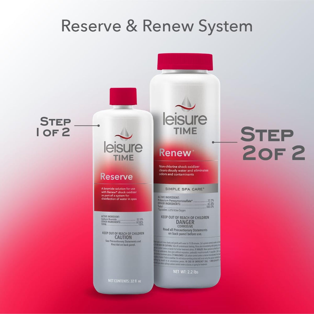 LEISURE TIME RENU2 Non-Chlorine Shock granules close-up
