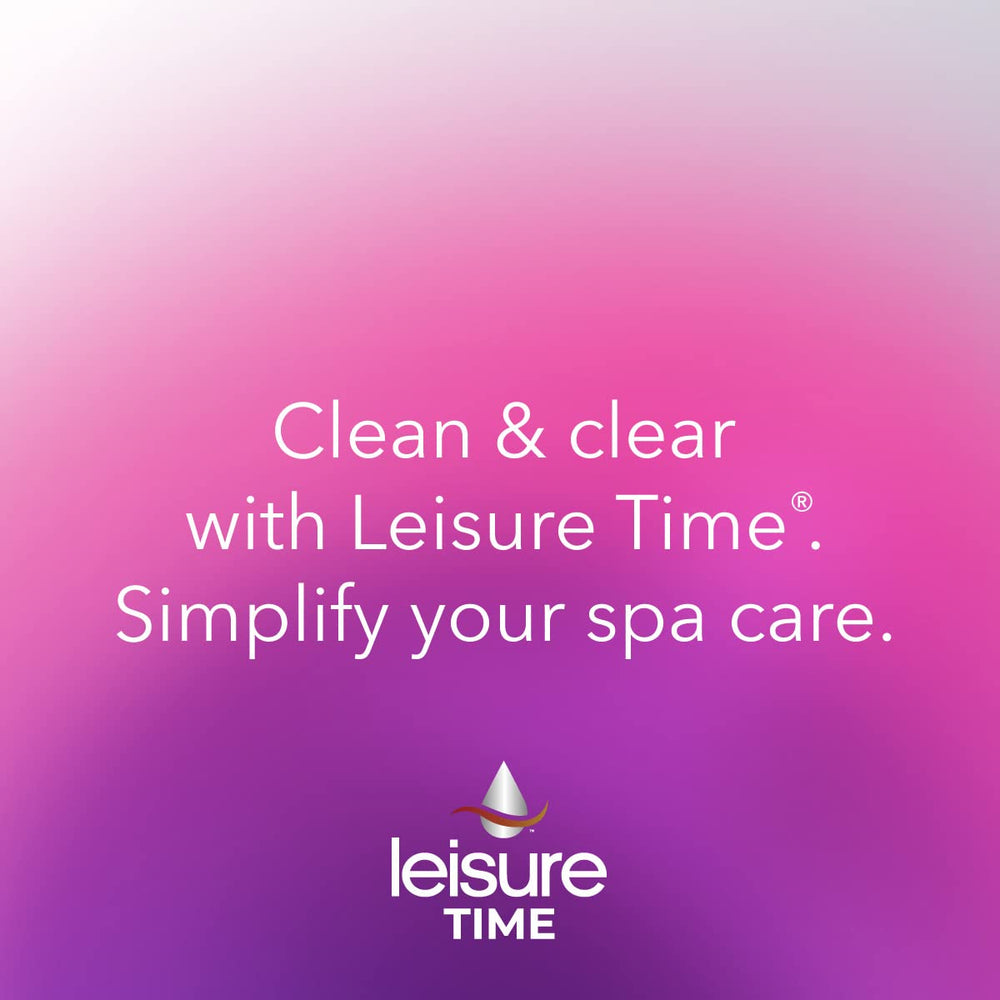 LEISURE TIME Spa Stain and Scale Control Defender in use at a hot tub