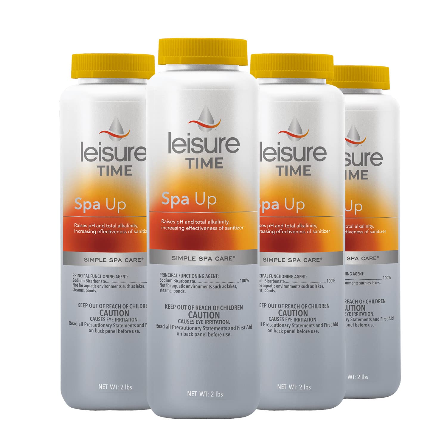Leisure Time Spa Up 4-Pack, 2-Pounds granular alkalinity product