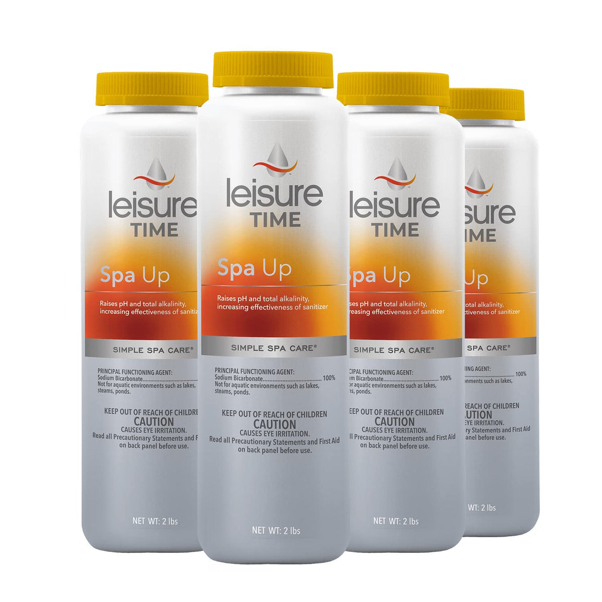 Leisure Time Spa Up 4-Pack, 2-Pounds granular alkalinity product