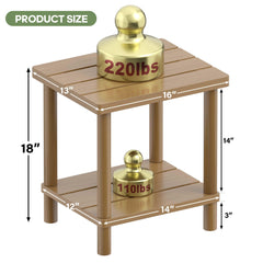 LEJANEOYE side table showing bamboo texture and finish