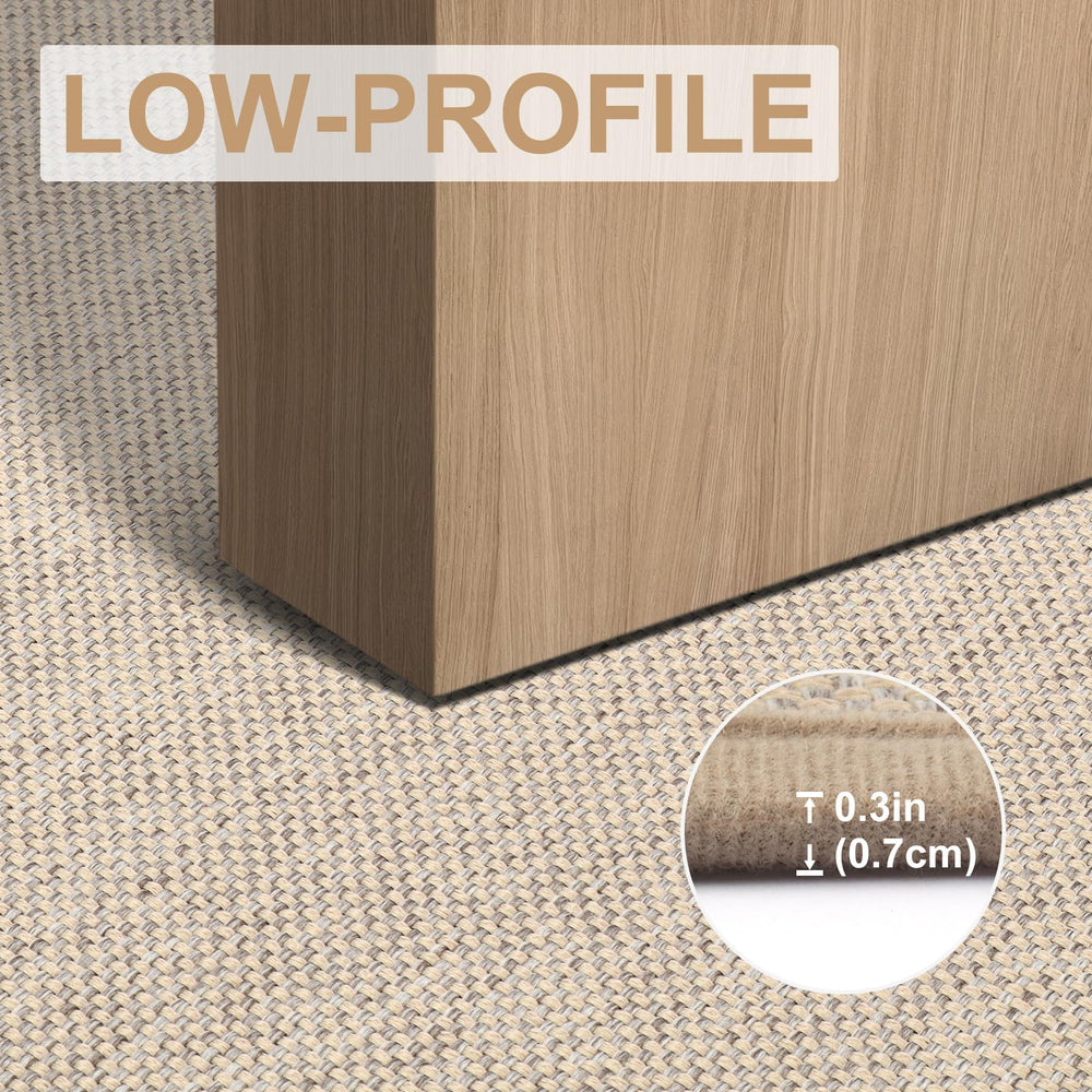 LEKEEPGO Door Mat 24"x47" khaki water absorption demonstration
