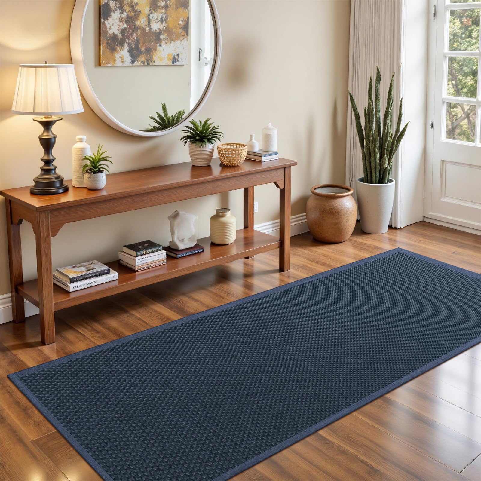 LEKEEPGO door mat easy to clean with a hose
