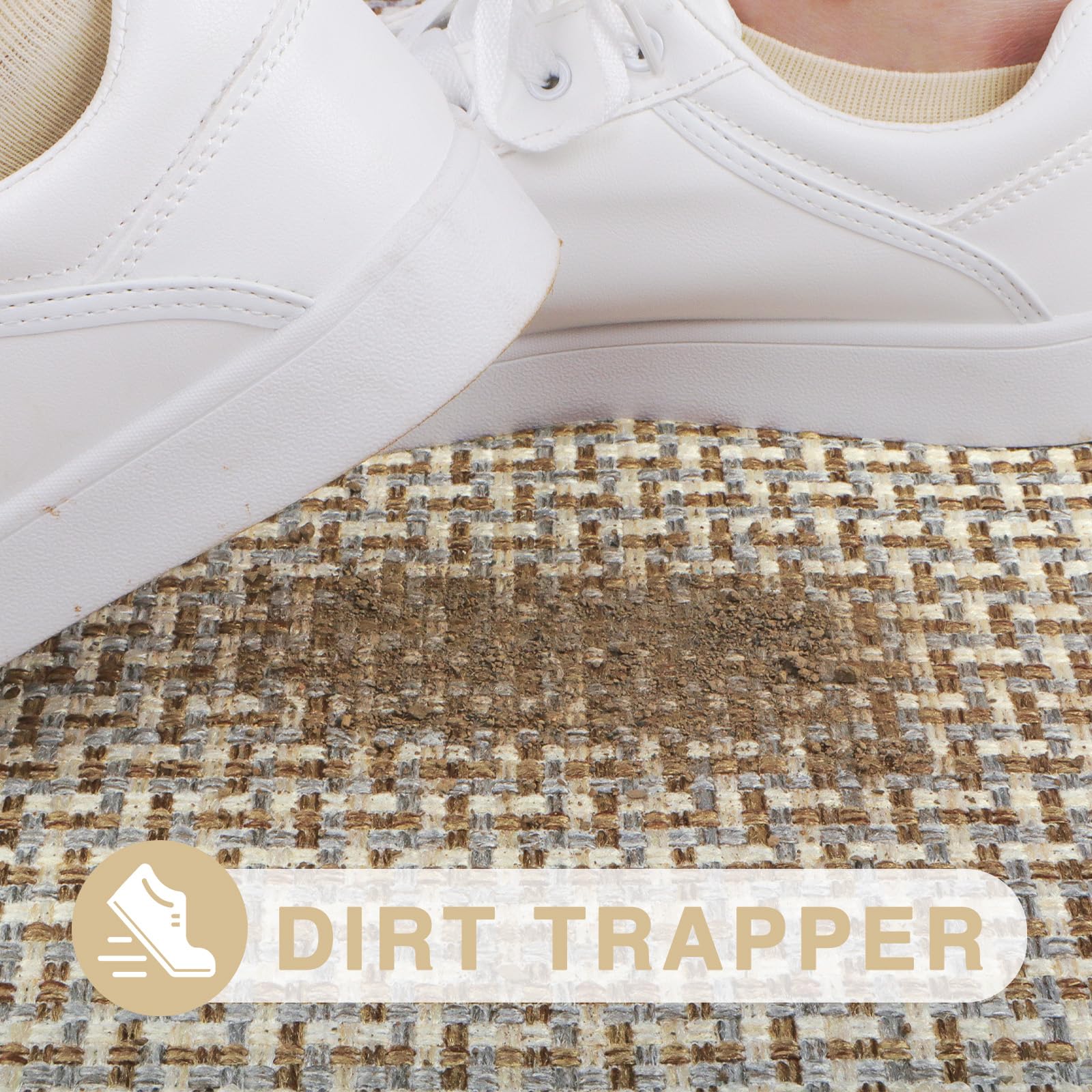 LEKEEPGO Door Mat in entryway setting