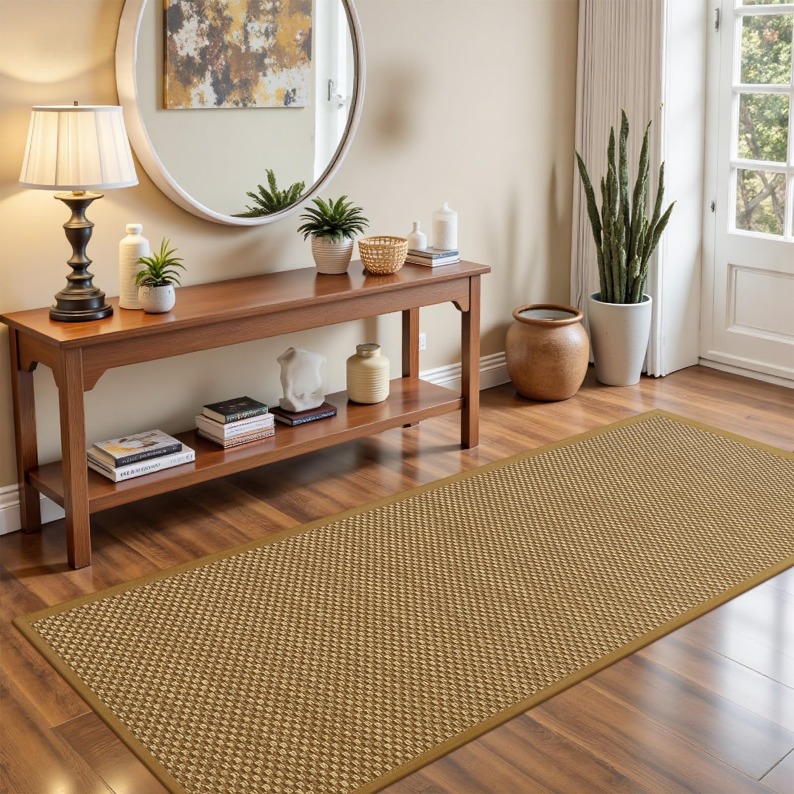 LEKEEPGO Door Mat low profile design under a door