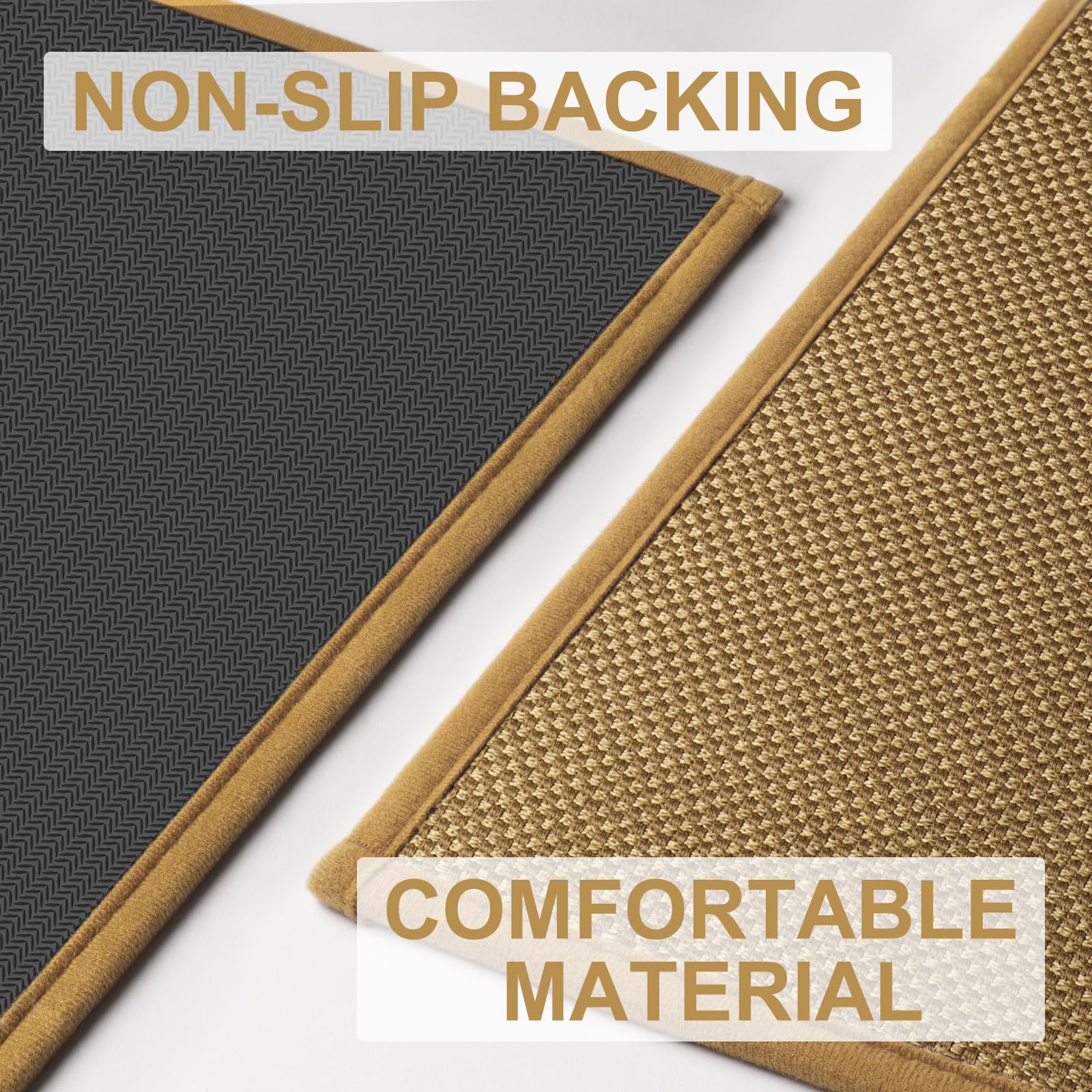LEKEEPGO door mat non-slip rubber backing