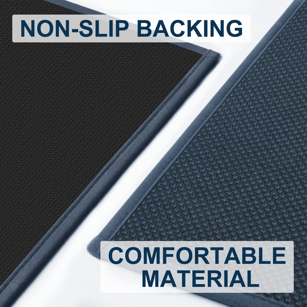 LEKEEPGO door mat non-slip rubber backing detail