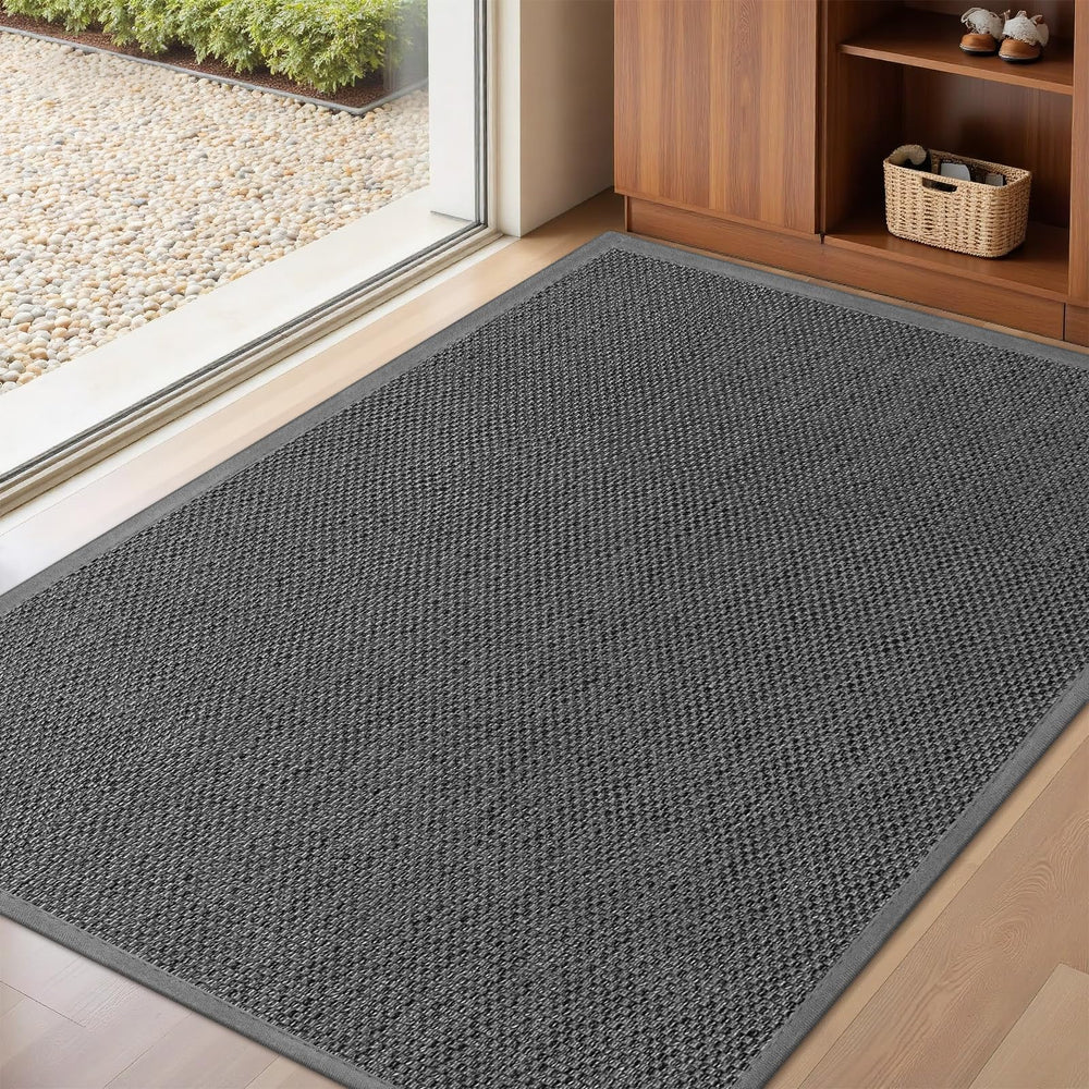LEKEEPGO large door mat grey front view