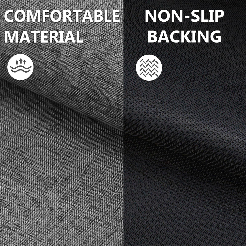 LEKEEPGO Ultra Thin Indoor Door Mat rolled up for storage