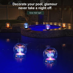 LENONE Floating Pool Lights pack of 2 with packaging