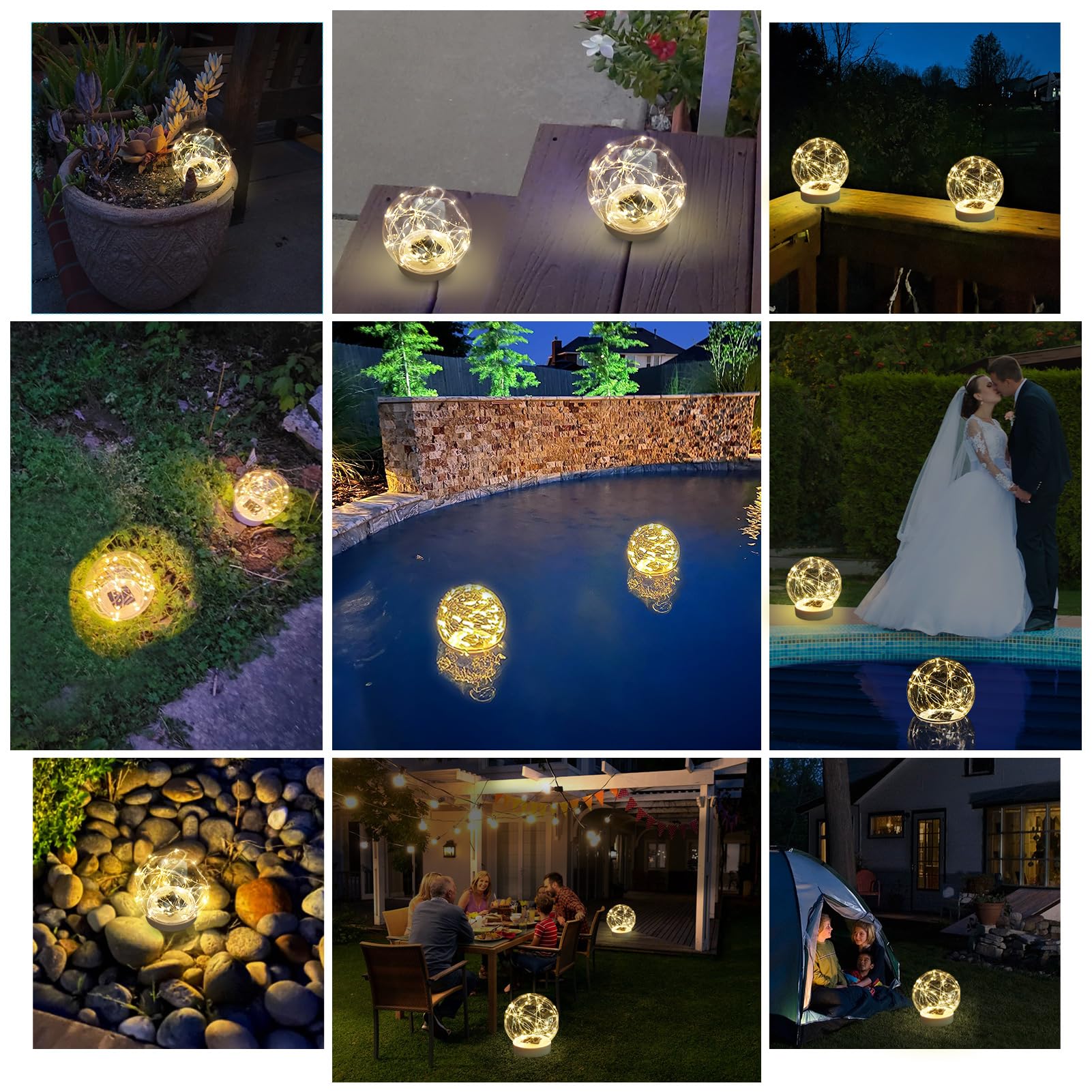 LENONE Solar Floating Lights Packaging