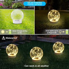 LENONE Solar Powered Lights in Pool at Night