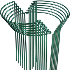 LEOBRO Plant Support Stakes 12pcs green stakes front view
