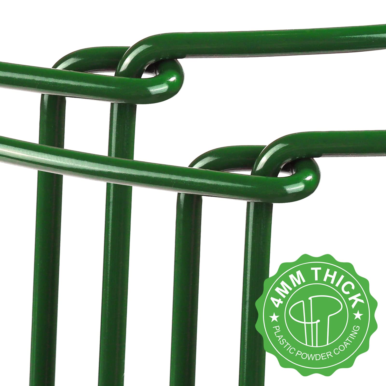 LEOBRO plant support stakes in a garden setting