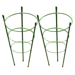 LEOBRO Tomato Cage set of 2, 17.7 inches high, green color