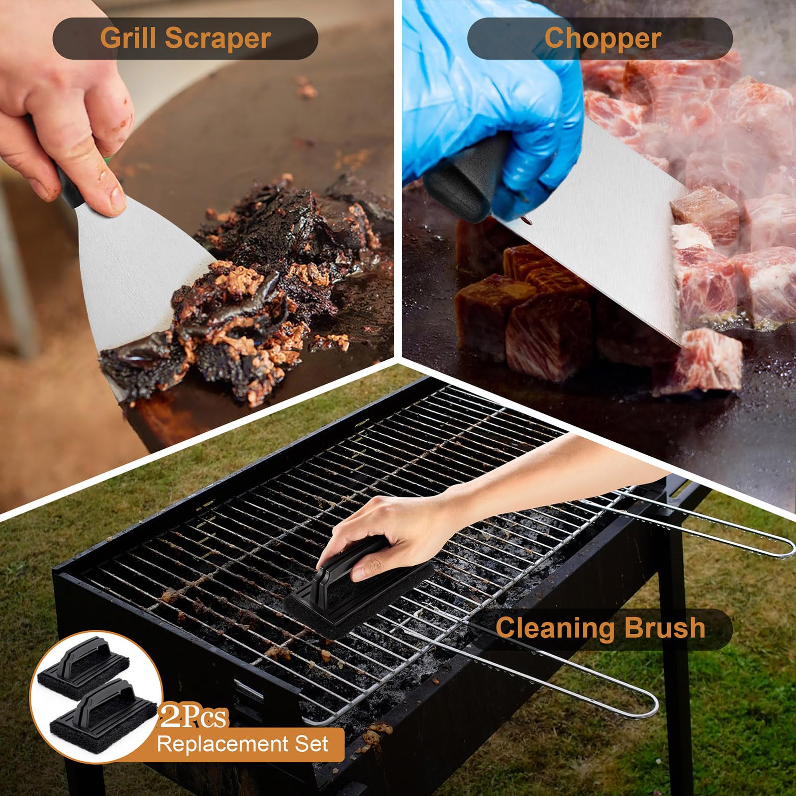 Leonyo grilling tools in compact storage bag