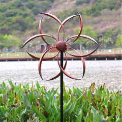 LERFUGI Wind Spinner displayed in a garden setting