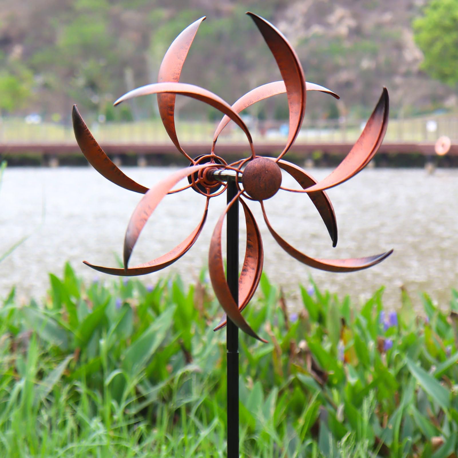 LERFUGI Wind Spinner installation process with bearings