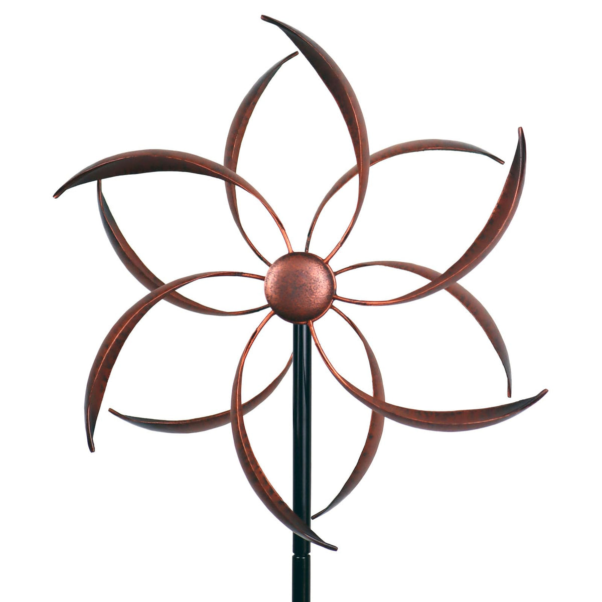 LERFUGI Wind Spinner outdoor metal sculpture front view