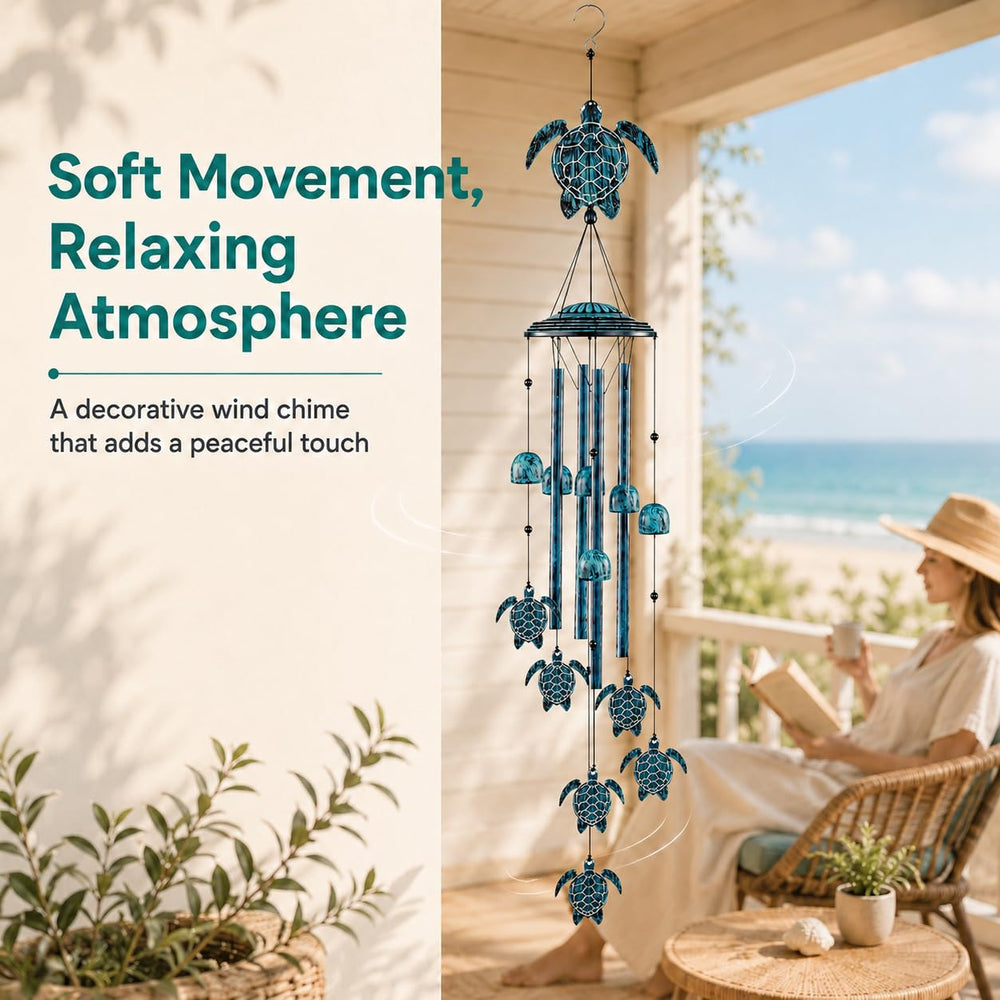 LESES wind chime packaging showing contents