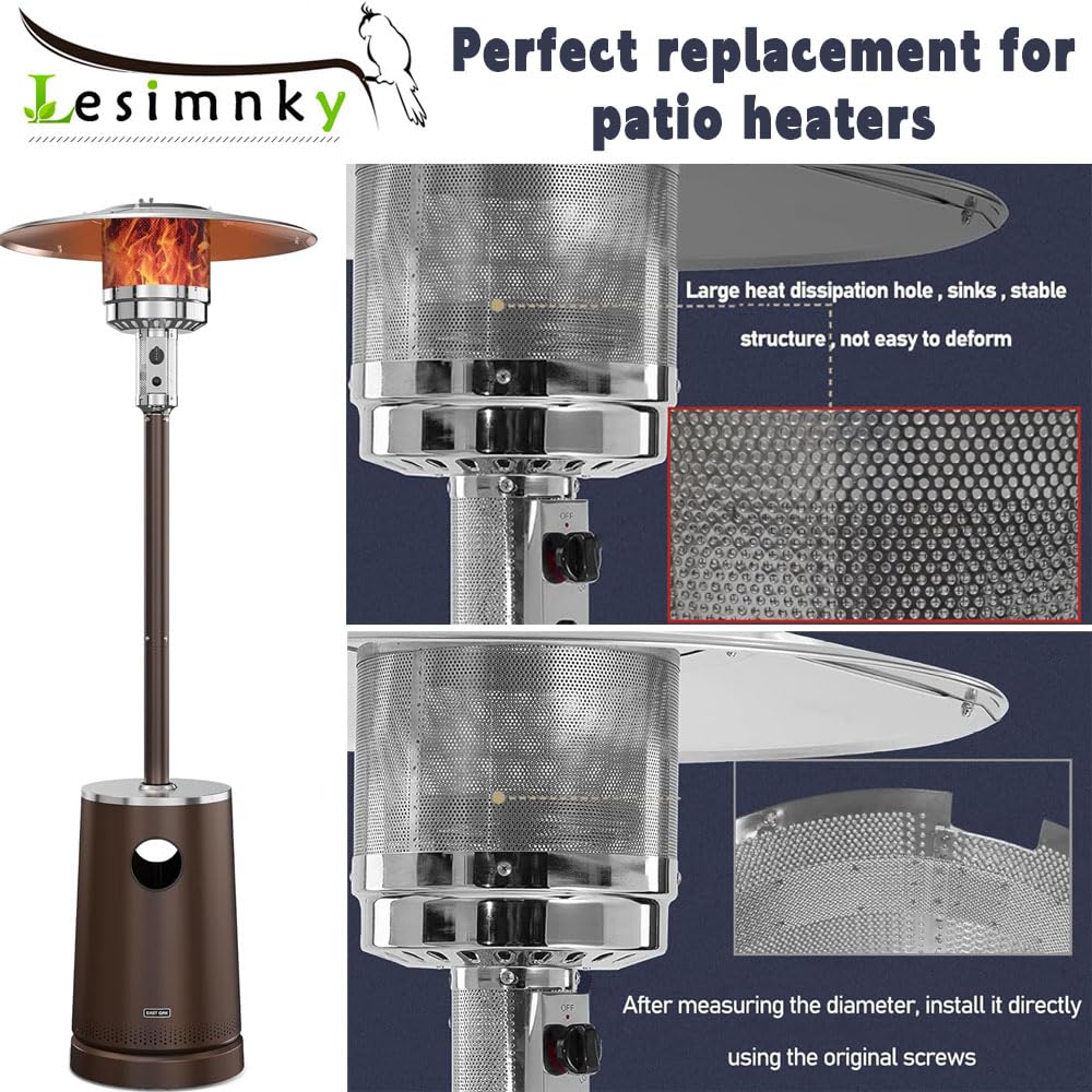 Lesimnky emitter screen side view highlighting threaded holes