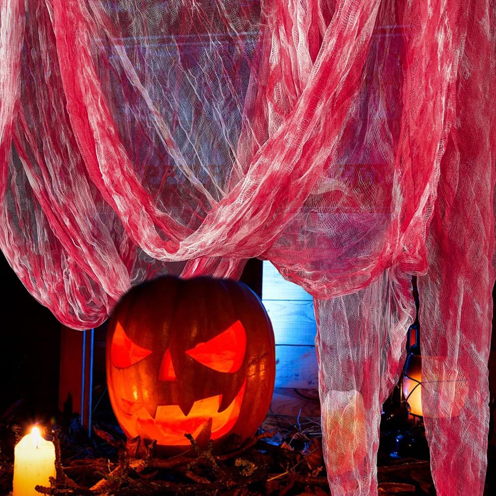 letesult Halloween creepy cloth displayed on a wall