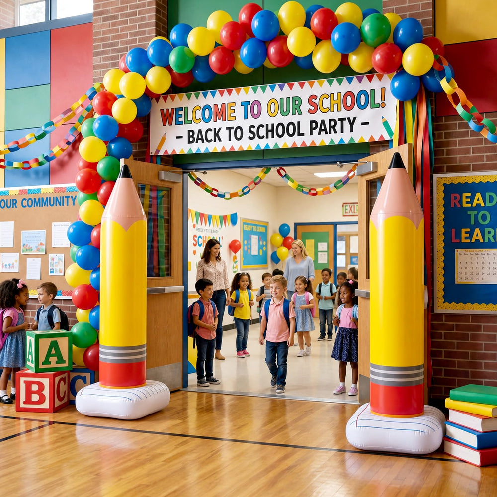 Leyndo inflatable pencil decorations packaging