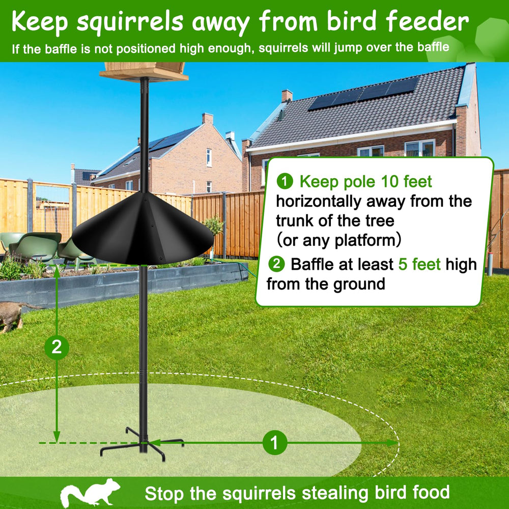 Lezcufer Squirrel Proof Baffle side view