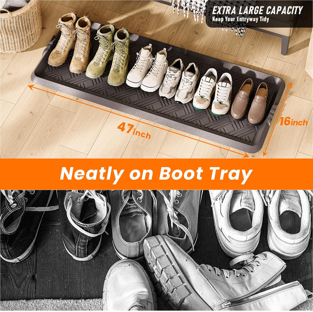 LFCONNECT Rubber Boot Tray raised edge detail