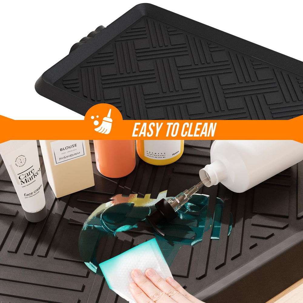 LFCONNECT Rubber Boot Tray rolled for storage