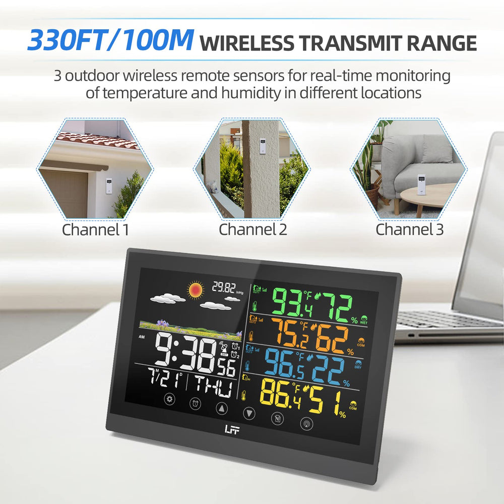 LFF Weather Station with three wireless sensors