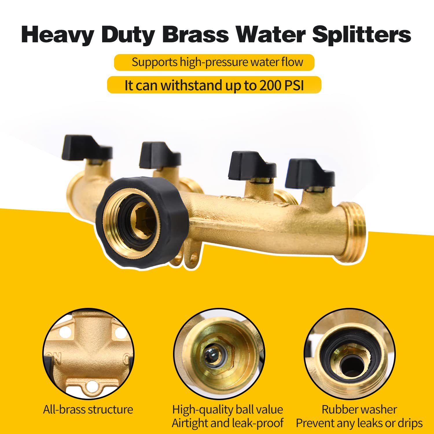 LFSEMINI hose splitter package with accessories