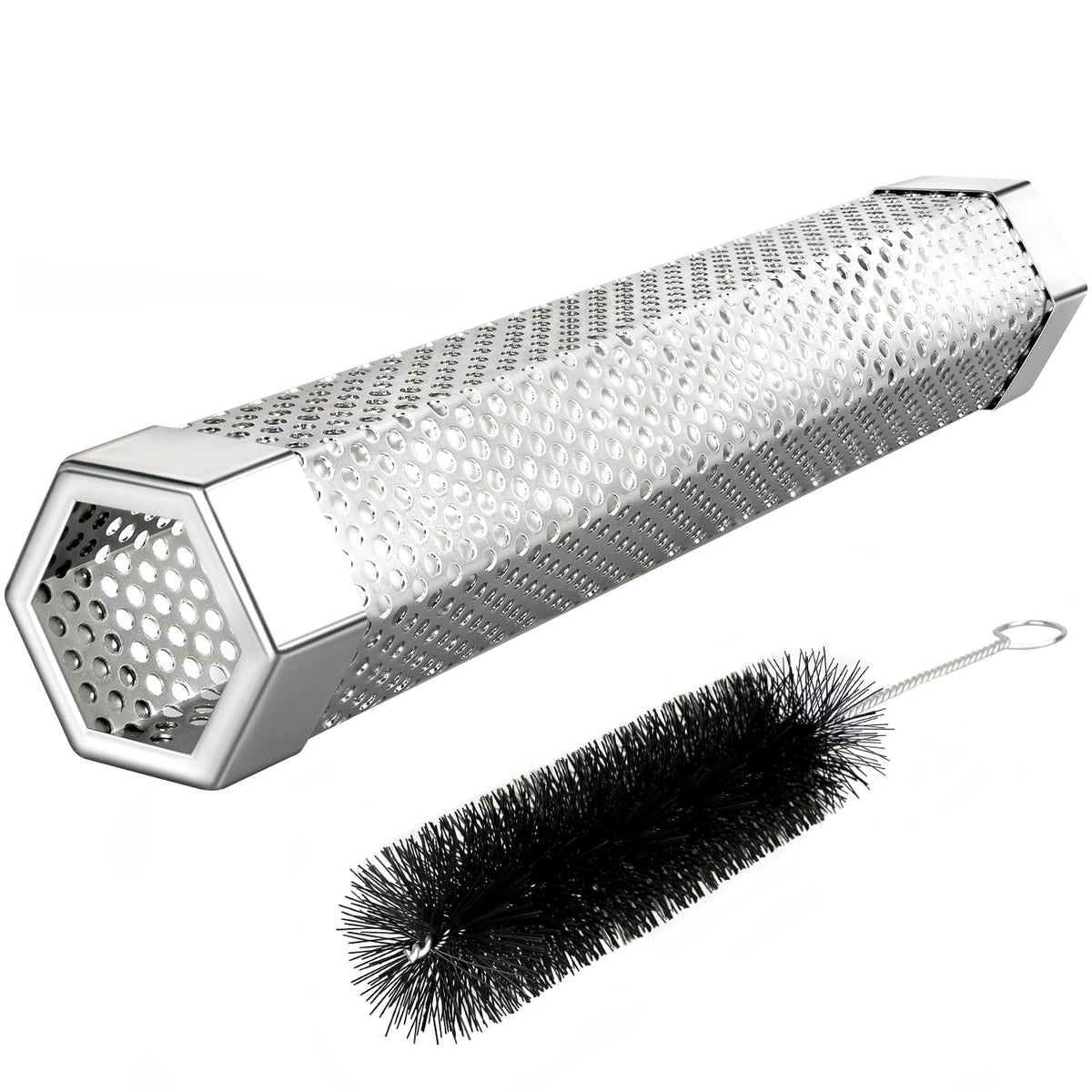 LFSEMINI Pellet Smoker Tube 12-inch with brush