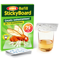 LFSYS 25 Pcs Fruit Fly Traps packaging front view