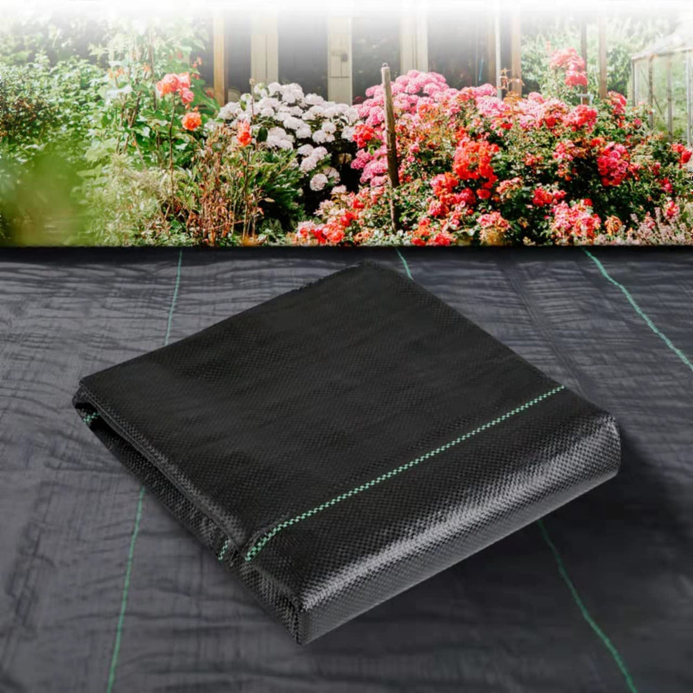 LGJIAOJIAO 4ft x 50ft Weed Barrier Fabric front view