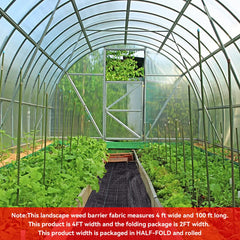 LGJIAOJIAO weed barrier fabric laid in garden